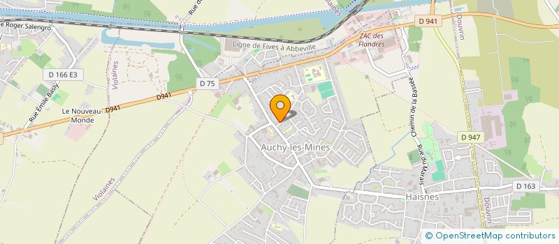 localisation de l'entreprise MADAME CINDY LEBORGNE à AUCHY-LES-MINES