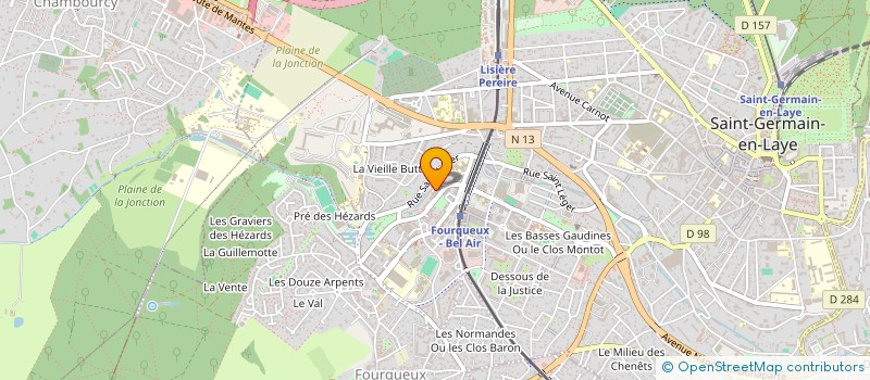 localisation de l'entreprise MADAME CINDY LEBOUIL  SAINT-GERMAIN-EN-LAYE