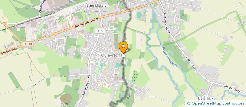 localisation de l'entreprise MADAME CINDY LEBRUN  QUIEVRECHAIN