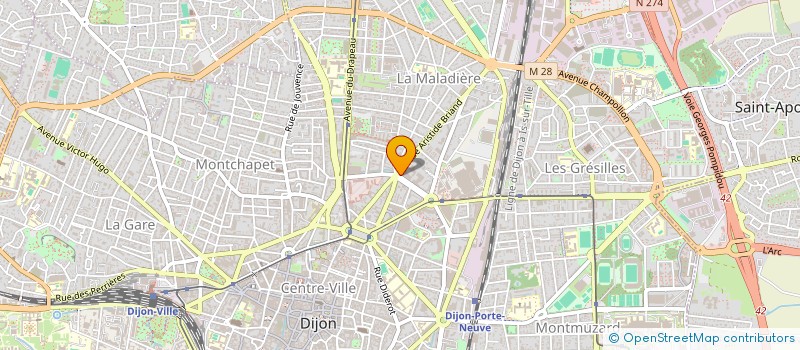 localisation de l'entreprise MADAME CINDY LECLERE  DIJON