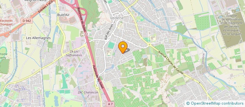 localisation de l'entreprise MADAME CINDY LECREURER  VEDENE