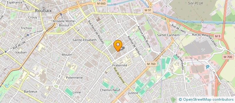 localisation de l'entreprise MADAME CINDY LEDERLE  ROUBAIX