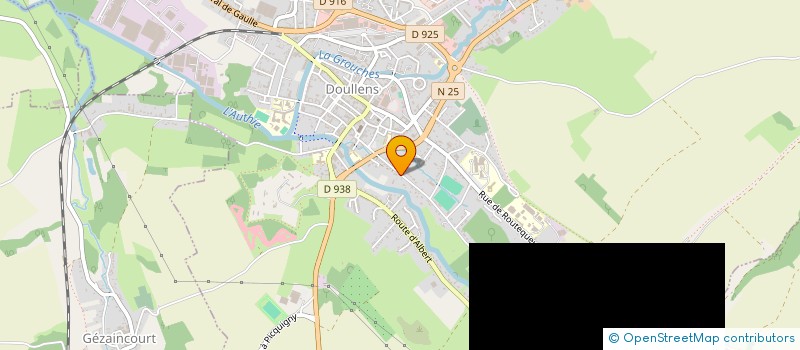 localisation de l'entreprise MADAME CINDY LEDRU à DOULLENS