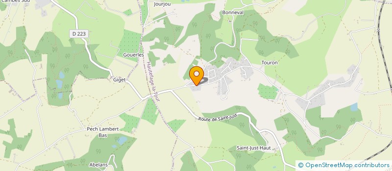 localisation de l'entreprise MADAME CINDY LEFEBVRE  HAUTEFAGE-LA-TOUR