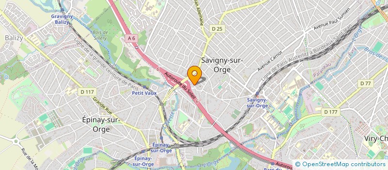 localisation de l'entreprise MADAME CINDY LEGOUX  SAVIGNY-SUR-ORGE
