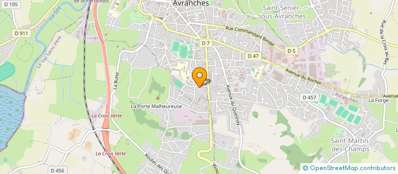 localisation de l'entreprise MADAME CINDY LEGRAND  AVRANCHES