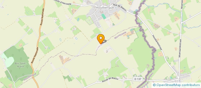 localisation de l'entreprise MADAME CINDY LEGROS à HOUTKERQUE