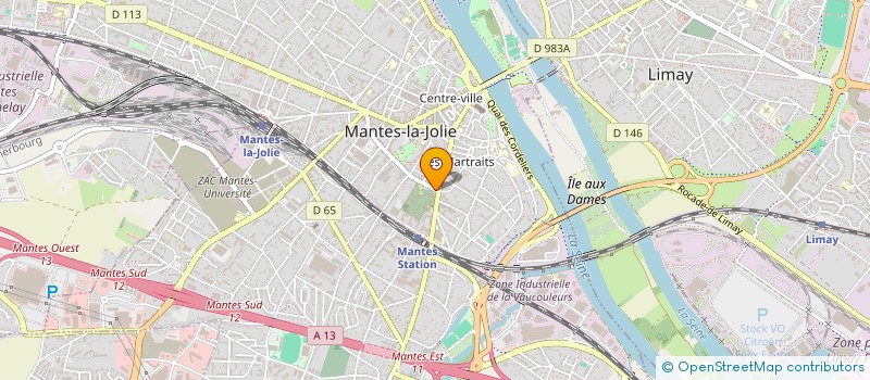 localisation de l'entreprise MADAME CINDY LENOEL  MANTES-LA-JOLIE