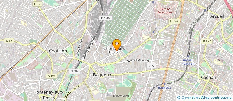 localisation de l'entreprise MADAME CINDY LEPEIX à BAGNEUX
