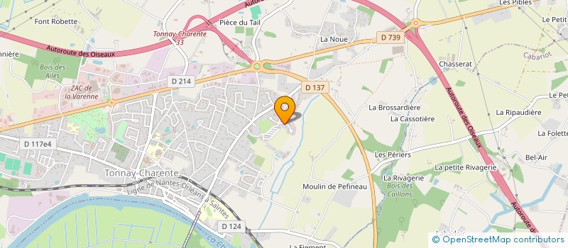 localisation de l'entreprise MADAME CINDY LEROY  ROCHEFORT