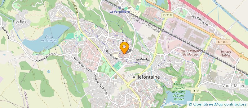 localisation de l'entreprise MADAME CINDY LETTAT  VILLEFONTAINE