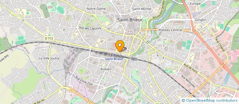 localisation de l'entreprise MADAME CINDY LIVIS à SAINT-BRIEUC