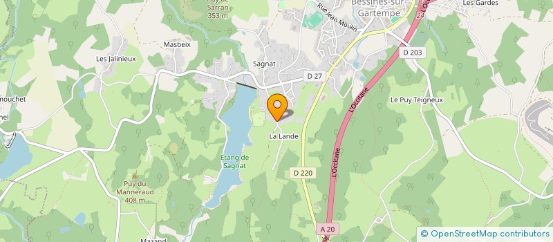 localisation de l'entreprise MADAME CINDY LOIN  BESSINES-SUR-GARTEMPE