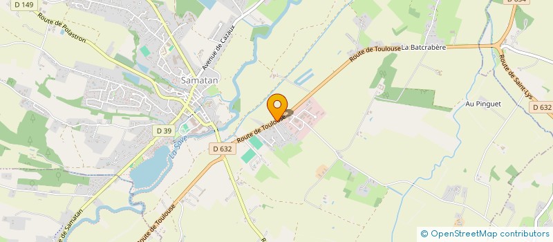 localisation de l'entreprise MADAME CINDY LOPEZ  SAMATAN