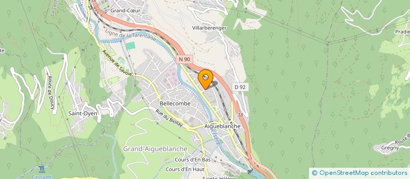 localisation de l'entreprise MADAME CINDY LORIDAN à GRAND-AIGUEBLANCHE