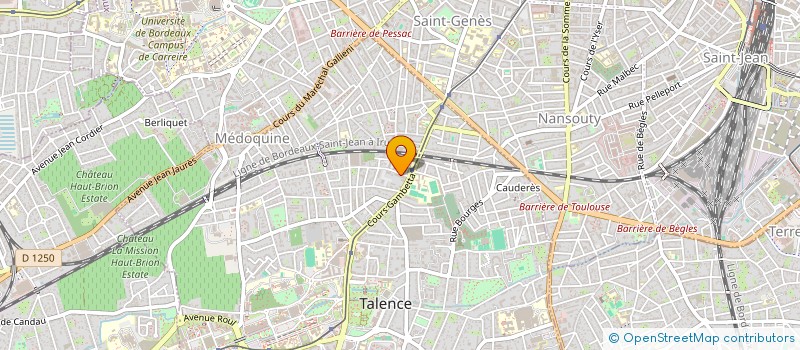 localisation de l'entreprise MADAME CINDY LOUE à TALENCE