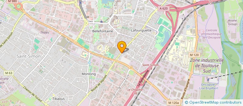 localisation de l'entreprise MADAME CINDY LOUIS-JOSEPH  TOULOUSE