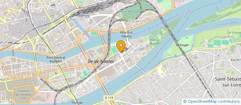 localisation de l'entreprise MADAME CINDY LUCAS à NANTES