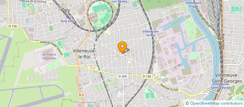 localisation de l'entreprise MADAME CINDY MAGGI à VILLENEUVE-LE-ROI