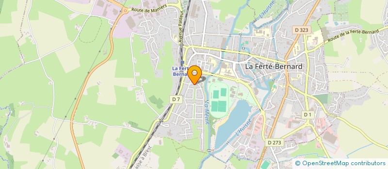 localisation de l'entreprise MADAME CINDY MAILLARD  LA FERTE-BERNARD