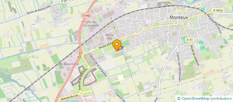 localisation de l'entreprise MADAME CINDY MALEZIEUX  MONTEUX