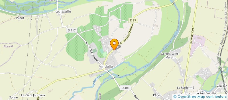 localisation de l'entreprise MADAME CINDY MALICHIER  VINDELLE