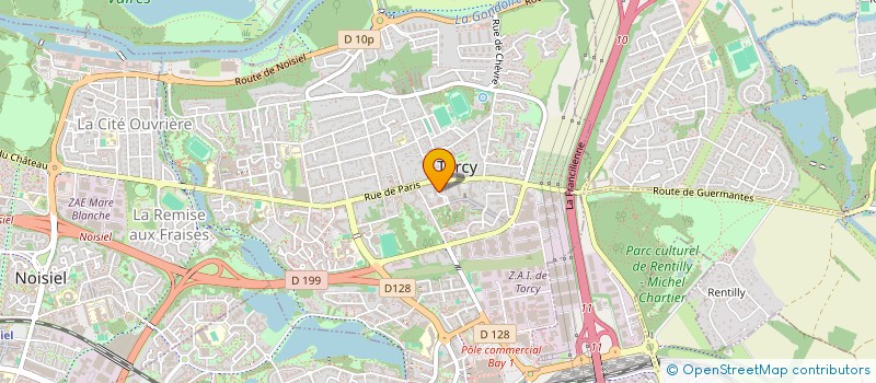 localisation de l'entreprise MADAME CINDY MANATA CALVARRO CANO  TORCY