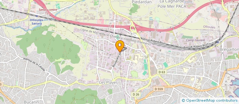 localisation de l'entreprise MADAME CINDY MAOUCHI  SIX-FOURS-LES-PLAGES