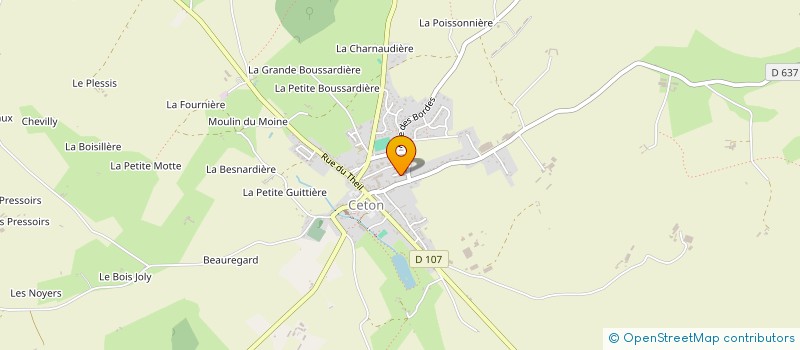 localisation de l'entreprise MADAME CINDY MAQUENHEN  CHERRE-AU