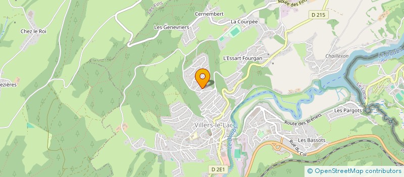 localisation de l'entreprise MADAME CINDY MARGUET  VILLERS-LE-LAC