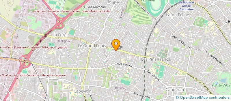 localisation de l'entreprise MADAME CINDY MARIE  BORDEAUX