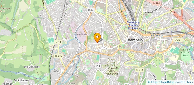 localisation de l'entreprise MADAME CINDY MARIN à CHAMBERY