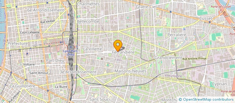 localisation de l'entreprise MADAME CINDY MARTIN  LYON