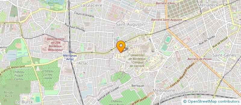 localisation de l'entreprise MADAME CINDY MARTIN  BORDEAUX