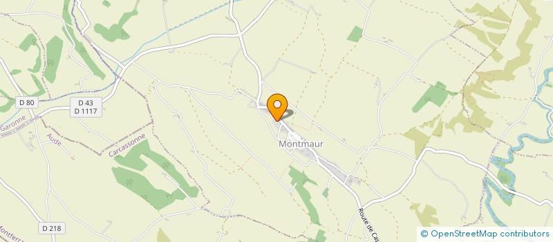 localisation de l'entreprise MADAME CINDY MASSAT  MONTMAUR