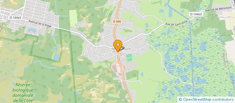 localisation de l'entreprise MADAME CINDY MATHIS  MERLIMONT