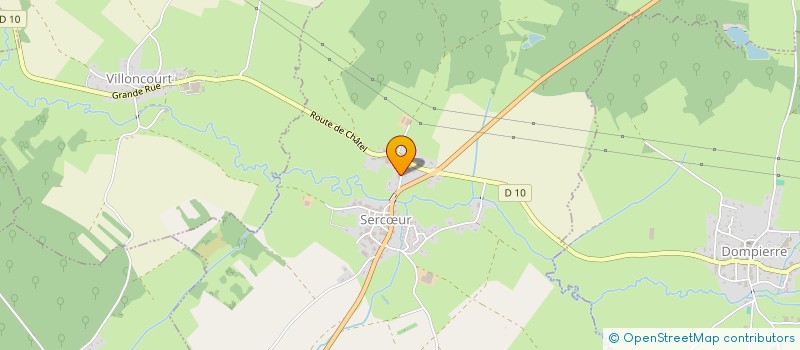 localisation de l'entreprise MADAME CINDY MATHIS  SERCUR