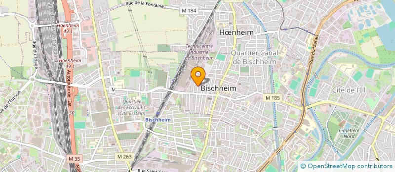 localisation de l'entreprise MADAME CINDY MECKES à BISCHHEIM