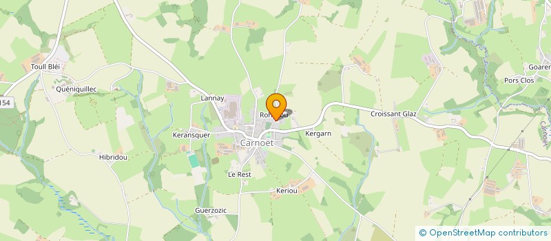 localisation de l'entreprise MADAME CINDY MEL  CARNOET