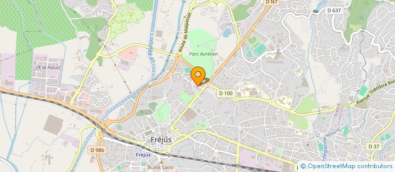 localisation de l'entreprise MADAME CINDY MELIOLI à FREJUS