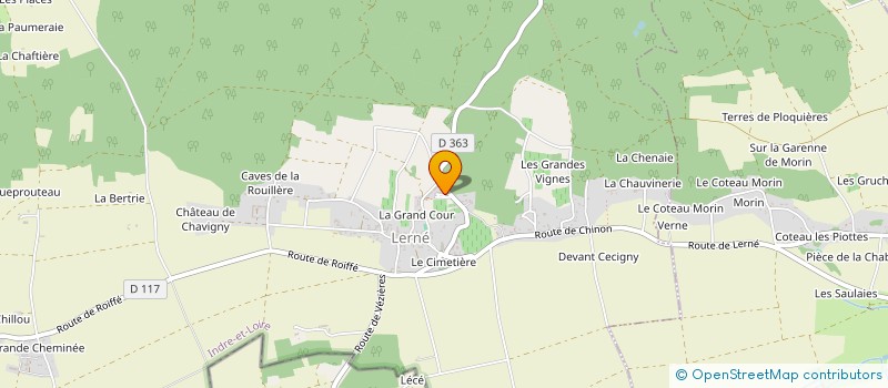 localisation de l'entreprise MADAME CINDY MENANT  LERNE