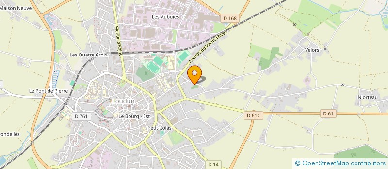 localisation de l'entreprise MADAME CINDY MERCERON  LOUDUN