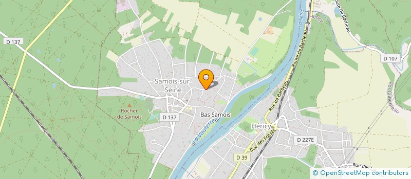 localisation de l'entreprise MADAME CINDY MERRINA  SAMOIS-SUR-SEINE