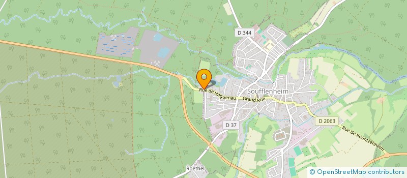 localisation de l'entreprise MADAME CINDY METZLER  SOUFFLENHEIM