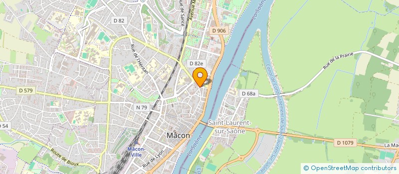 localisation de l'entreprise MADAME CINDY MEUNIER  MACON