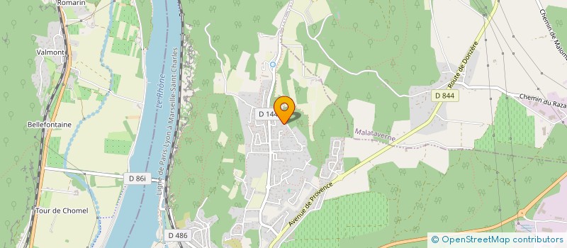 localisation de l'entreprise MADAME CINDY MEY  DONZERE