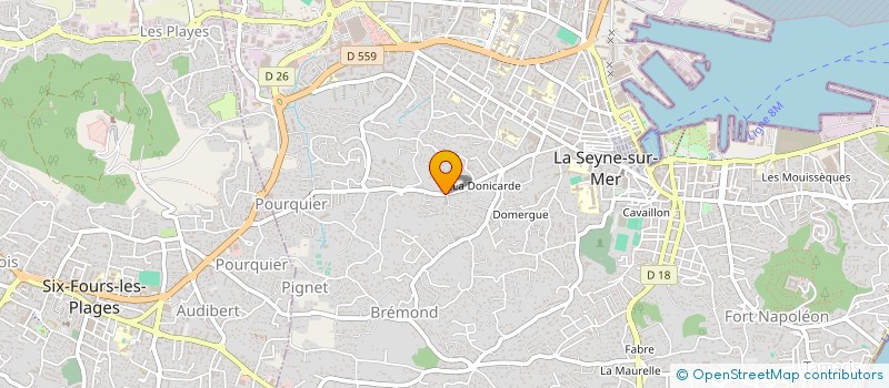 localisation de l'entreprise MADAME CINDY MICHEL à LA SEYNE-SUR-MER