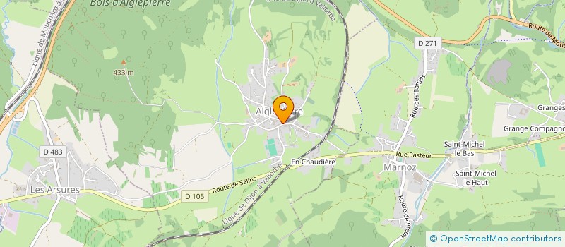 localisation de l'entreprise MADAME CINDY MICHELIN à ARBOIS
