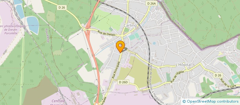 localisation de l'entreprise MADAME CINDY MONGUILLON  CARLING