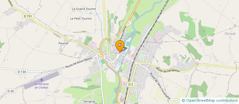 localisation de l'entreprise MADAME CINDY MONS à CHALAIS